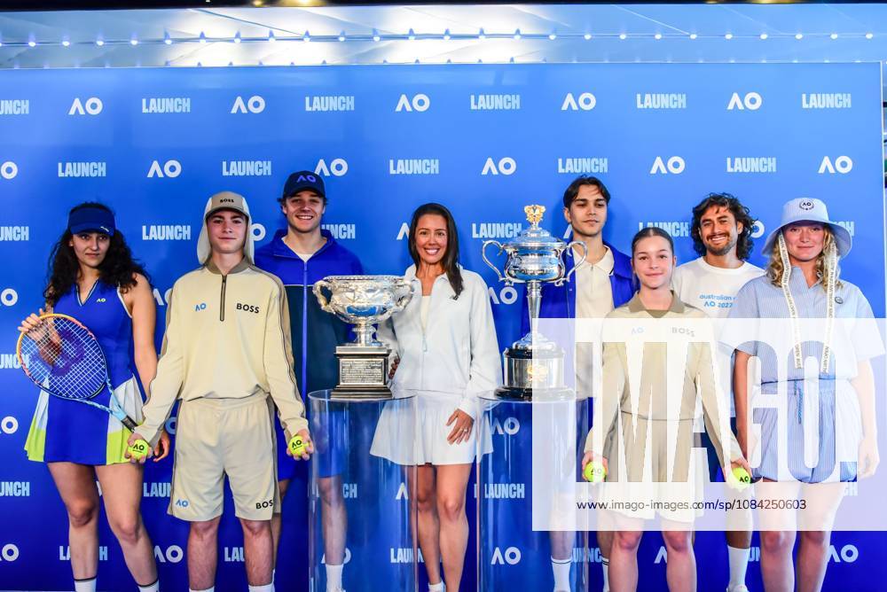 Australian Open 2027 unveiled in Melbourne MELBOURNE, AUSTRALIA, OCTOBER 8, 2026: Tennis Australia holds the official media launch of the Australian Open 2027 Grand Slam tennis tournament at the Rod Laver Arena Concourse in Melbourne. The presentation, hosted by former tennis player Jelena Dokic and Australian tennis legend Todd Woodbridge, featured several guests and was followed by a press conference, PK, Pressekonferenz with Tennis Australia CEO Andrew Abdo ahead of the upcoming tournament. Melbourne Australia
