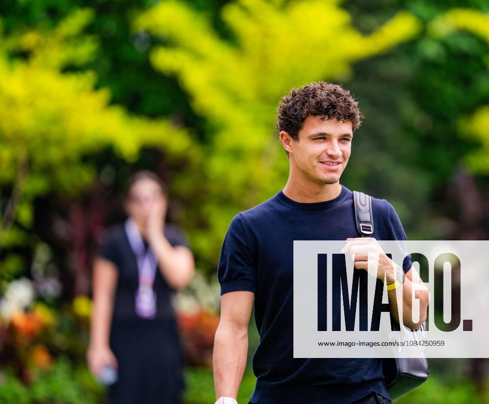 2026 Formula 1 Singapore - Media Day LANDO NORRIS 4 (GBR) of McLaren Mastercard Formula 1 Team (McLaren MCL40) on Thursday Media Day during the Formula 1 Singapore Airlines Singapore Grand Prix 2026 at Marina Bay Street Circuit, Singapore, on October 8, 2026. Photo by Antoine LAPEYRE Reveries Agency via ABACAPRESS.COM Singapore Singapore
