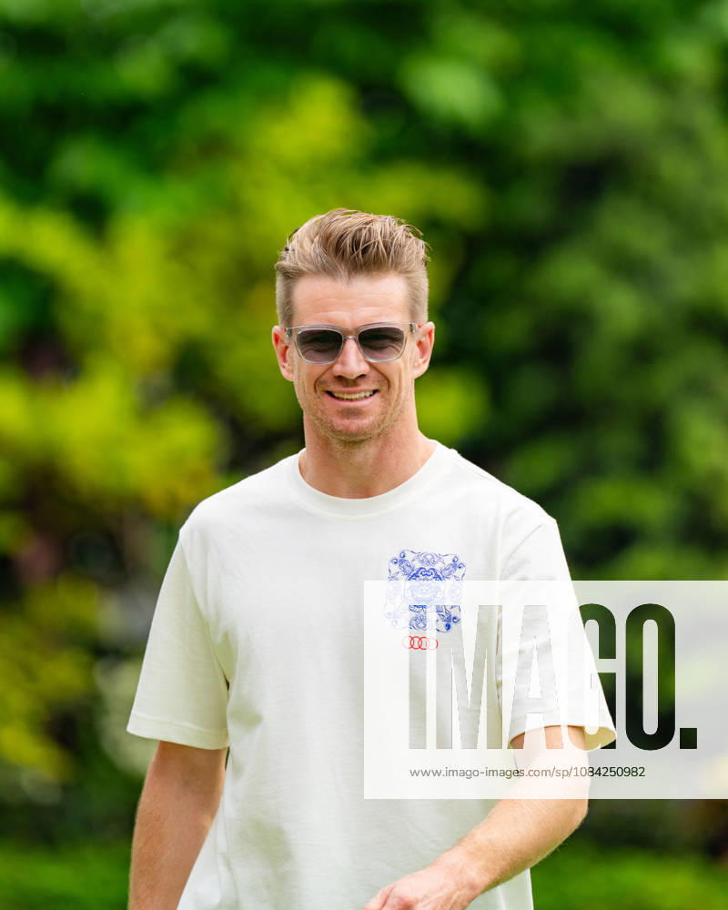 2026 Formula 1 Singapore - Media Day NICO HULKENBERG 27 (GER) of Audi Revolut F1 Team (Audi R26) on Thursday Media Day during the Formula 1 Singapore Airlines Singapore Grand Prix 2026 at Marina Bay Street Circuit, Singapore, on October 8, 2026. Photo by Antoine LAPEYRE Reveries Agency via ABACAPRESS.COM Singapore Singapore