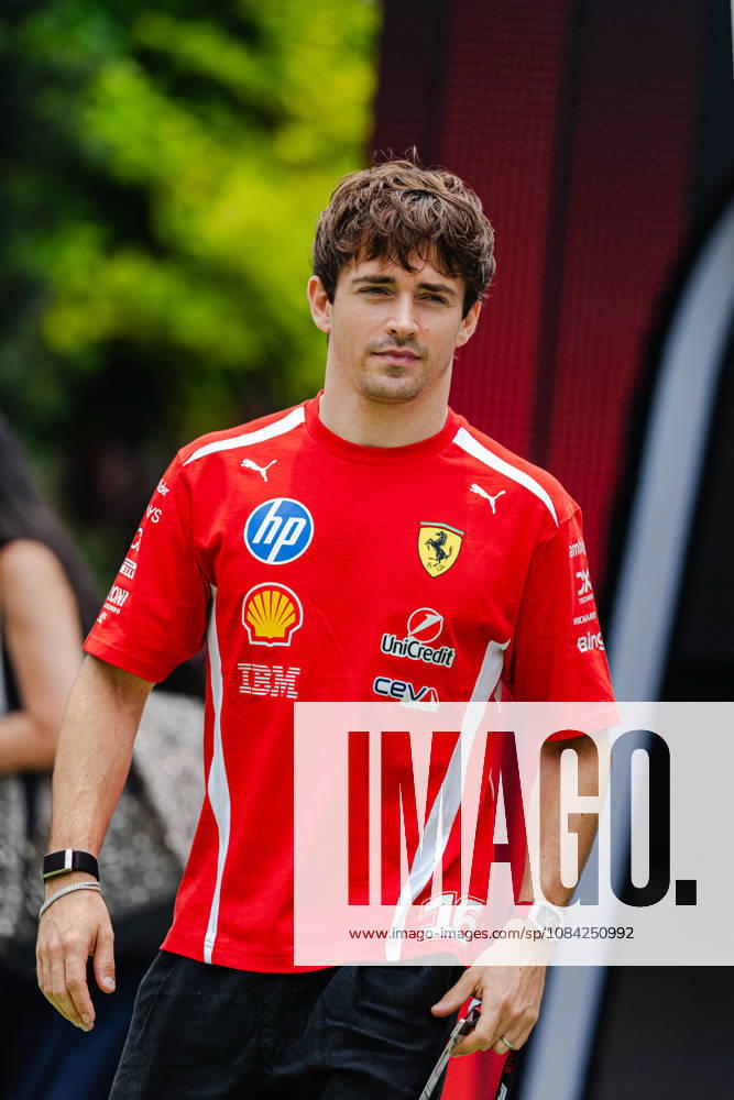 2026 Formula 1 Singapore - Charles Leclerc at Media Day CHARLES LECLERC (MON) of Scuderia Ferrari HP Media Day on Thursday during the 2026 FORMULA 1 SINGAPORE AIRLINES SINGAPORE GRAND PRIX 2026 at MARINA BAY STREET CIRCUIT SINGAPORE on October 8, 2026. Photo by Tan Jun Da ABACAPRESS.COM Singapore Singapore