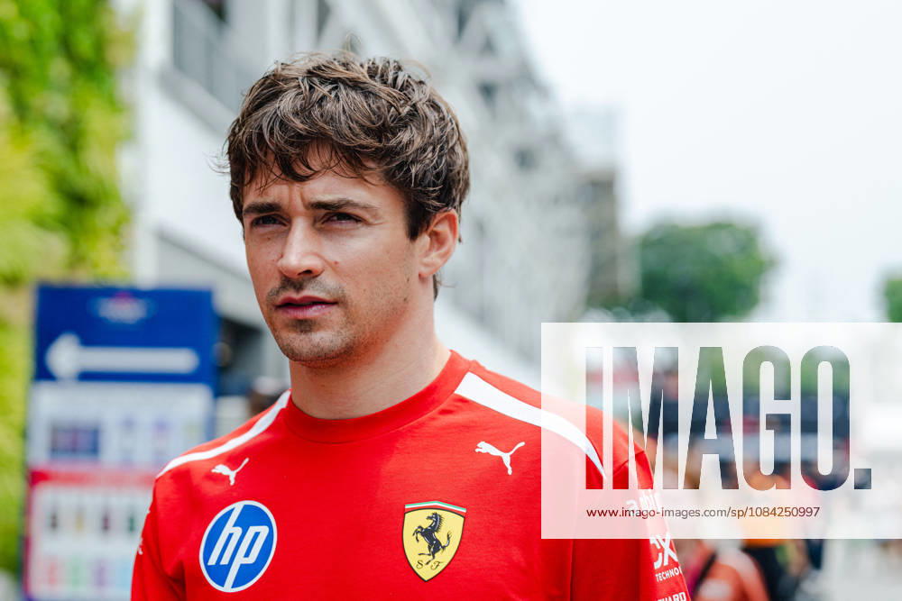 2026 Formula 1 Singapore - Charles Leclerc at Media Day CHARLES LECLERC (MON) of Scuderia Ferrari HP Media Day on Thursday during the 2026 FORMULA 1 SINGAPORE AIRLINES SINGAPORE GRAND PRIX 2026 at MARINA BAY STREET CIRCUIT SINGAPORE on October 8, 2026. Photo by Tan Jun Da ABACAPRESS.COM Singapore Singapore