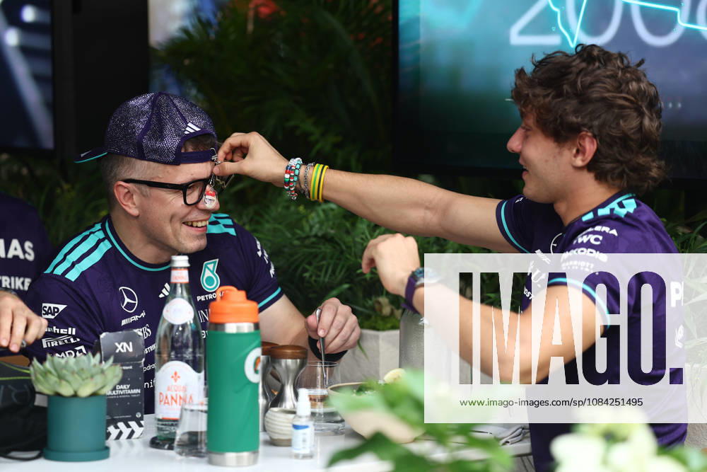 F1 Singapore Grand Prix 2026 Previews Peter Bonnington and Andrea Kimi Antonelli of Mercedes ahead of the Formula 1 Singapore Grand Prix at Marina Bay Street Circuit in Singapore on October 8, 2026. Singapore Singapore