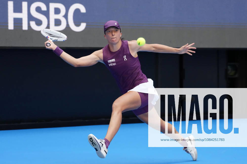 2026 China Open Women s Singles Round of 16 match in Beijing, China - 7 Oct 2026 Iga Swiatek of Poland plays against Iva Jovic of the United States (Not in view) during Women s Singles Round of 16 match on day eight of China Open at the National Tennis Center. Beijing China