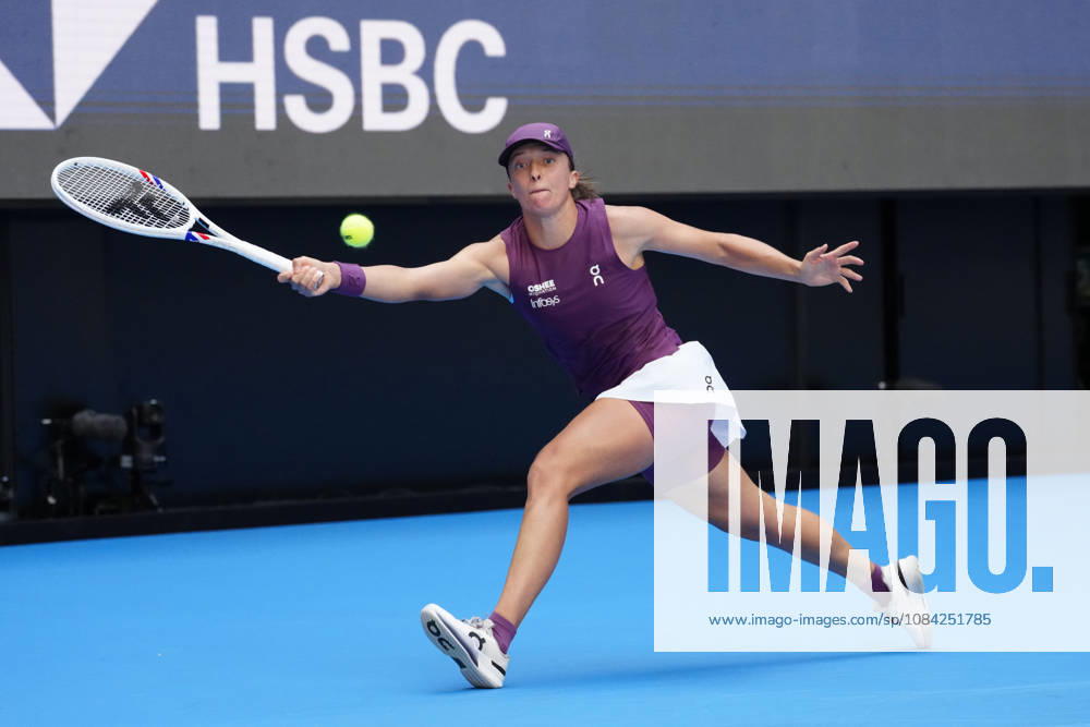 2026 China Open Women s Singles Round of 16 match in Beijing, China - 7 Oct 2026 Iga Swiatek of Poland plays against Iva Jovic of the United States (Not in view) during Women s Singles Round of 16 match on day eight of China Open at the National Tennis Center. Beijing China