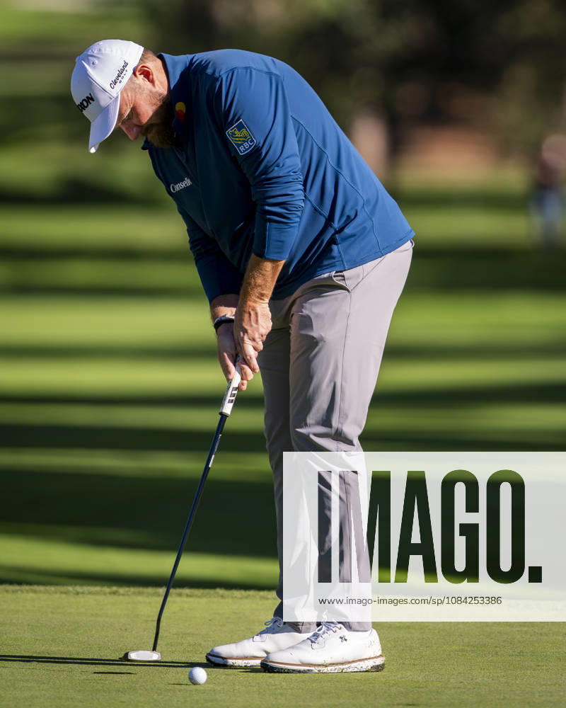 Open de Espana presented by Madrid - Day One MADRID, SPAIN - OCTOBER 8: Shane Lowry of Ireland putts on day one of the Open de Espana presented by Madrid at Club de Campo Villa de Madrid on October 8, 2026 in Madrid, Spain. Madrid Club de Campo Villa de Madrid Madrid Spain