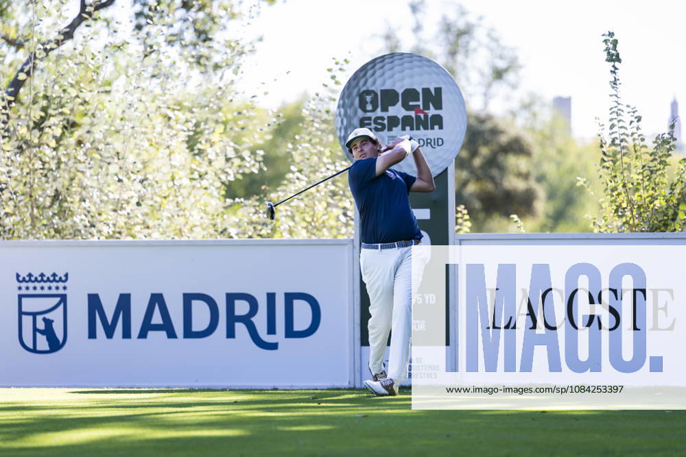 Open de Espana presented by Madrid - Day One MADRID, SPAIN - OCTOBER 8: Eugenio Chacarra of Spain plays his tee shot on day one of the Open de Espana presented by Madrid at Club de Campo Villa de Madrid on October 8, 2026 in Madrid, Spain. Madrid Club de Campo Villa de Madrid Madrid Spain