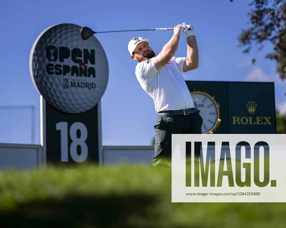 Open de Espana presented by Madrid - Day One MADRID, SPAIN - OCTOBER 8: Tyrrell Hatton of England tees off on day one of the Open de Espana presented by Madrid at Club de Campo Villa de Madrid on October 8, 2026 in Madrid, Spain. Madrid Club de Campo Villa de Madrid Madrid Spain