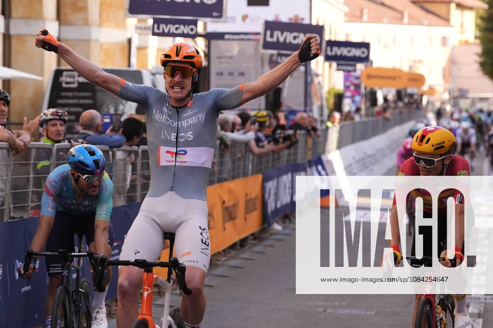 France s Dorian Godon of Netcompany INEOS stage winner during the 110th edition of the Gran Piemonte 2026 a 185 km one day race from Asti to Bra on October 08, 2026, Italy.
