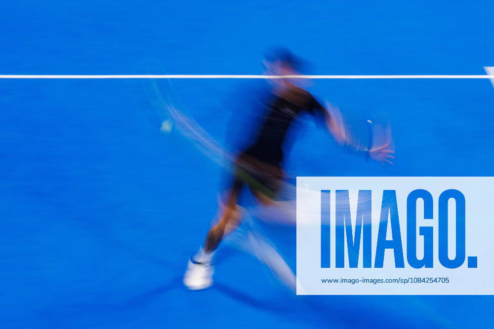 DÜSSELDORF, GERMANY - 8 OCTOBER 2026: Image shows a feature of padel player motion blured during CUPRA Germany Premier Padel P2 2026 Day 5: Round of 16 at CASTELLO Düsseldorf on 8 10 2026 in Düsseldorf, Germany. Germany