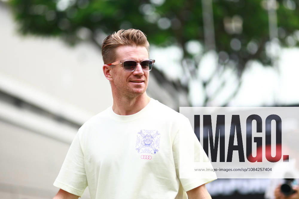 F1 - SINGAPORE GRAND PRIX 2026 HULKENBERG Nico (ger), Audi F1 Team R26, portrait during the 2026 Formula 1 Singapore Grand Prix, 17th round of the 2026 Formula One World Championship, WM, Weltmeisterschaft from October 9 to 11, 2026 on the Marina Bay Street Circuit, in Singapore, Singapore - SingaporeSingapore