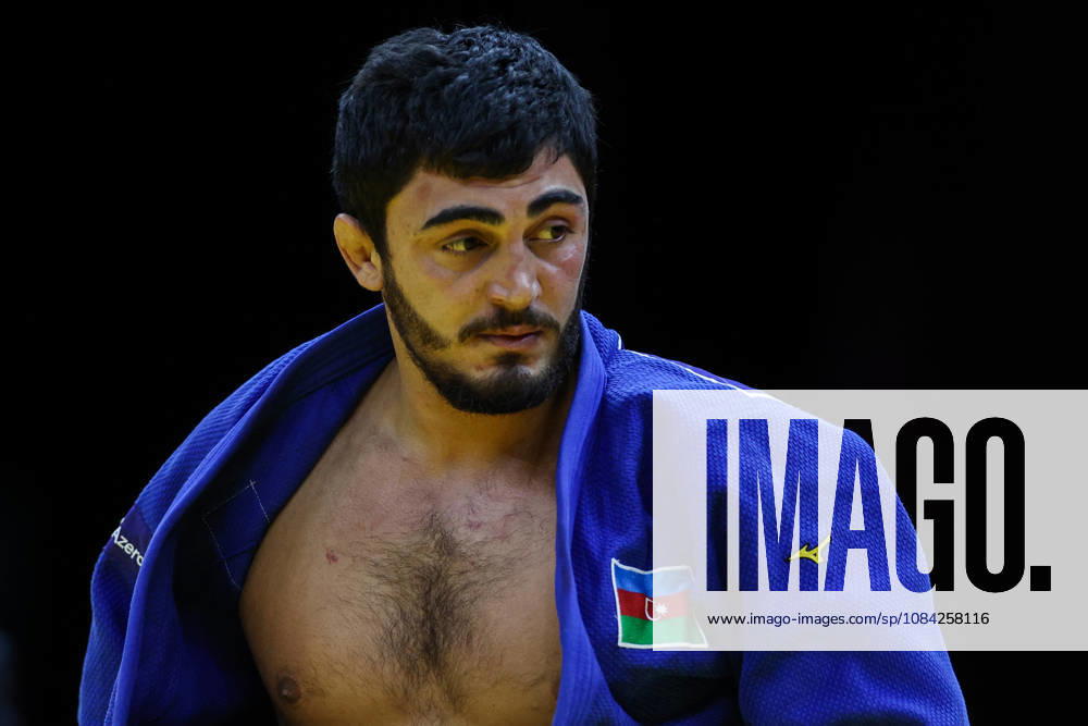 AZERBAIJAN, BAKU - OCTOBER 8, 2026: Murad Fatiyev of Azerbaijan is pictured during a -90 kg bout against Nemanja Majdov of Serbia as part of the 2026 World Judo Championships at the National Gymnastics Arena 2026 World Judo Championships In Baku - ZUMAt113 20261008_zaa_t113_620