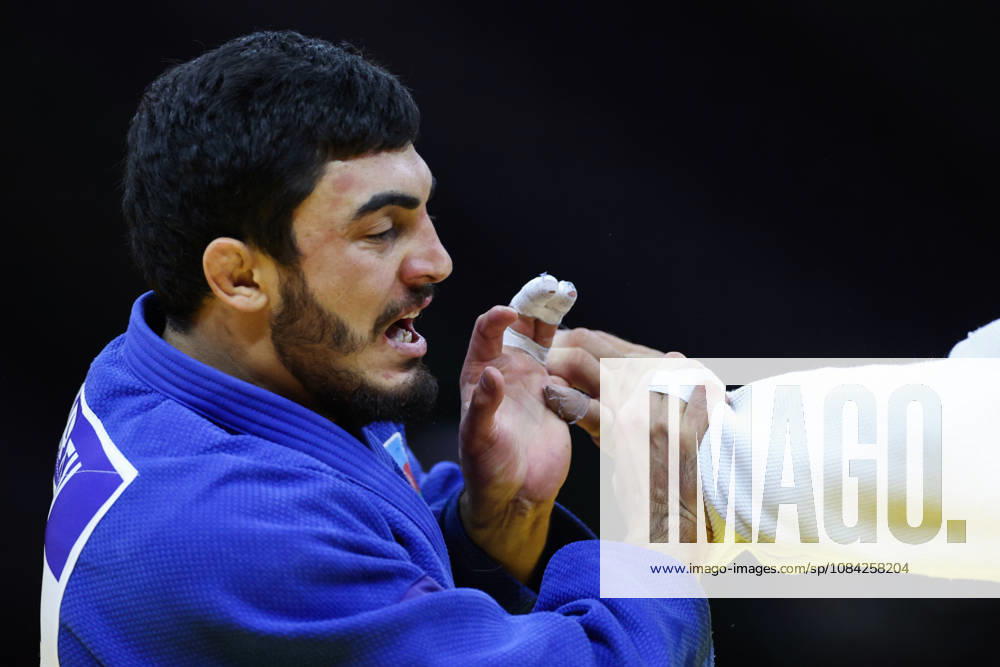 AZERBAIJAN, BAKU - OCTOBER 8, 2026: Murad Fatiyev of Azerbaijan is pictured during a -90 kg bout against Nemanja Majdov of Serbia as part of the 2026 World Judo Championships at the National Gymnastics Arena 2026 World Judo Championships In Baku - ZUMAt113 20261008_zaa_t113_623