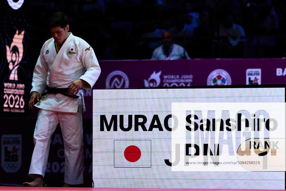 Sanshiro Murao (JPN), OCTOBER 8, 2026 -Judo : World Judo Championships BAKU2026 Mens -90kgFinal match at National Gymnastics Arena in Baku, Azerbaijan. aflo_354330764 KenxAsakurax