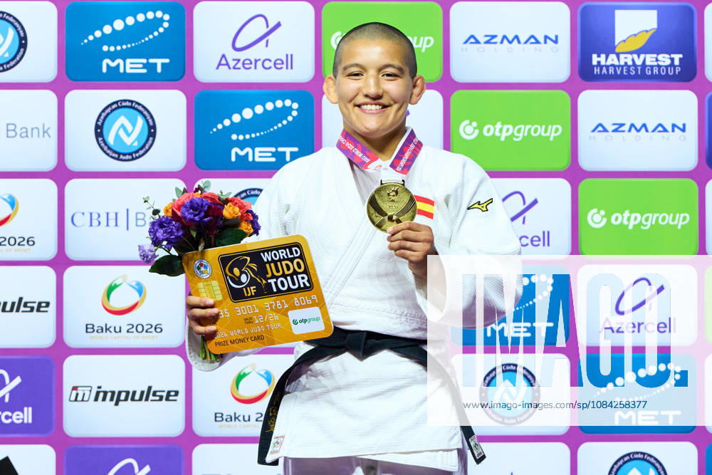 Tsunoda Roustant Ai (ESP), OCTOBER 8, 2026 -Judo : World Judo Championships BAKU2026 Women s -70kgMedal Ceremony at National Gymnastics Arena in Baku, Azerbaijan. aflo_354330816 KenxAsakurax