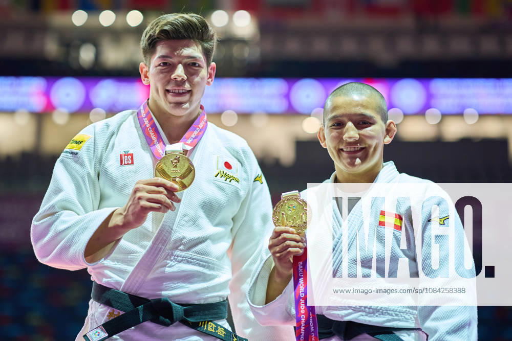 (L-R) Sanshiro Murao (JPN), Tsunoda Roustant Ai (ESP), OCTOBER 8, 2026 -Judo : World Judo Championships BAKU2026 at National Gymnastics Arena in Baku, Azerbaijan. aflo_354330848 KenxAsakurax