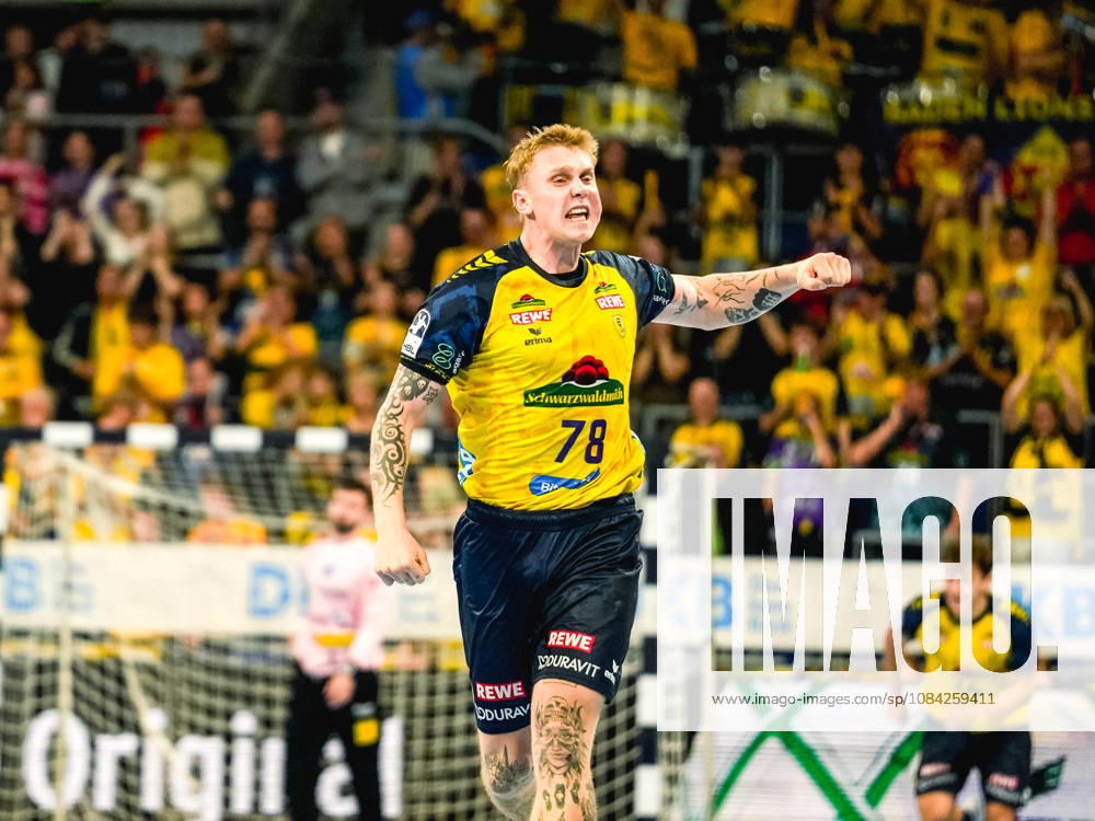 Handball Opel HBL, Rhein-Neckar Loewen - ThSV Eisenach v.l. Edwin Aspenbäck (Rhein-Neckar Löwen)