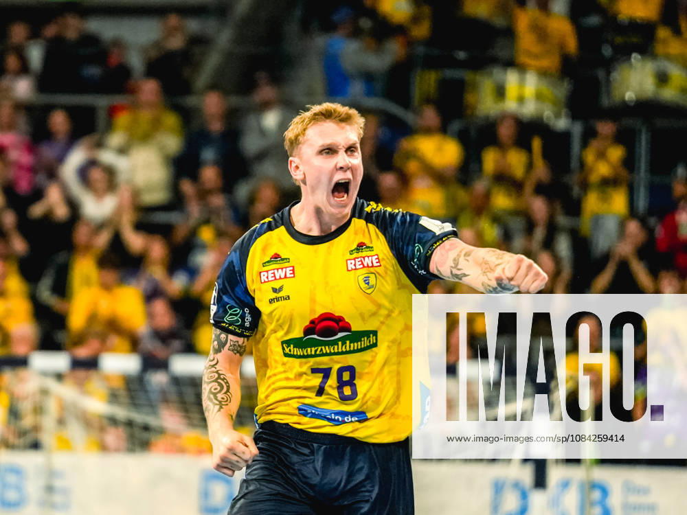 Handball Opel HBL, Rhein-Neckar Loewen - ThSV Eisenach v.l. Edwin Aspenbäck (Rhein-Neckar Löwen)
