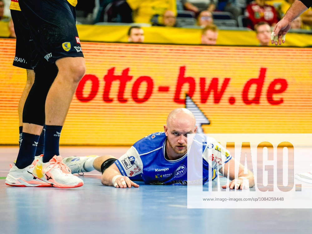 Handball Opel HBL, Rhein-Neckar Loewen - ThSV Eisenach v.l. Peter Walz (ThSV Eisenach)
