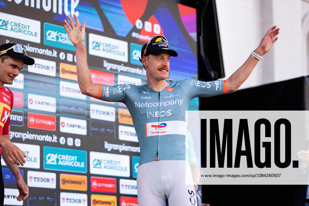 110th Gran Piemonte - Finish Dorian Godon of Netcompany Ineos wins the 110th Gran Piemonte, a 181km stage from Asti to Bra, in Italy, on October 8, 2026. Bra Italy