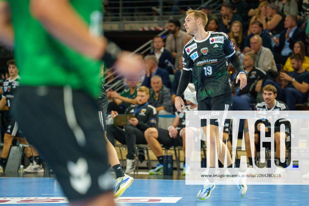 Im Bild: Mathias Gidsel (Fuechse Berlin, 19) 08.10.2026, Fuechse Berlin - FC Porto, EHF Handball Champions League, Saison 2026 27, Max-Schmeling-Halle