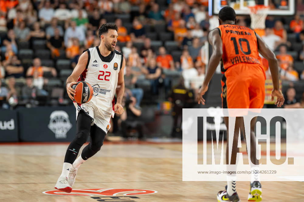 EuroLeague Round 4 match between Valencia Basket and Hapoel IBI Tel Aviv Vasilije Micic of Hapoel IBI Tel Aviv in action during the EuroLeague Round 4 match between Valencia Basket and Hapoel IBI Tel Aviv at Roig Arena, (Valencia ) on October 08, 2026.