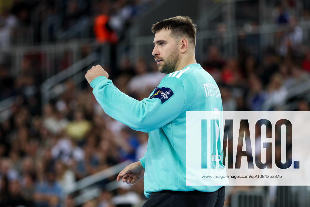 HC Zagreb v Aalborg Handbold - EHF Champions League Men Group Phase - Group C ZAGREB, CROATIA - OCTOBER 8: Sandro Mestric of HC Zagreb reacts during the EHF Champions League match between HC Zagreb and Aalborg Handbold at Arena Zagreb on October 8, 2026 in Zagreb, Croatia. IgorxKralj PIXSELL