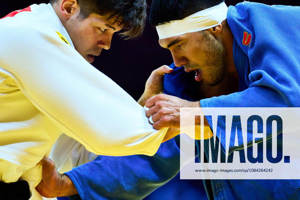(L-R) Sanshiro Murao (JPN), Sherov Erlan (KGZ), OCTOBER 8, 2026 -Judo : World Judo Championships BAKU2026 Mens -90kg2nd Round match at National Gymnastics Arena in Baku, Azerbaijan. aflo_354386669 KenxAsakurax