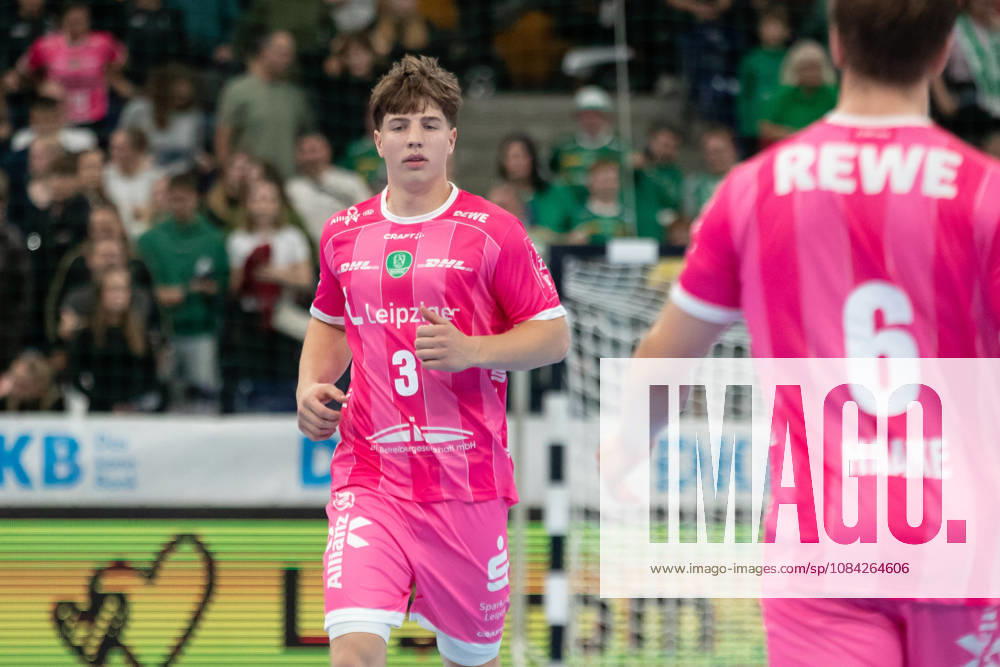 Handball, HBL2: SC DHfK Leipzig - TuS N-Lübbecke; 08.10.2026 Albert Faske (3, SC DHfK Leipzig). Handball, 2. Bundesliga, Saison 2026 2027, 7. Spieltag: SC DHfK Leipzig vs. TuS N-Lübbecke am 08.10.2026 in der Quarterback Immobilien Arena Leipzig.