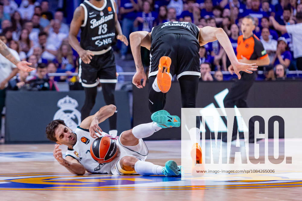 ESP: Euroleague Real Madrid v Partizan Belgrade Facundo Campazzo of Real Madrid during the Euroleague match between Real Madrid and Partizan Mozzart Bet Belgrade played at Movistar Arena Stadium on October 8 2026 in Madrid Spain Madrid Spain Basketball