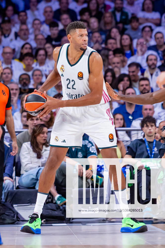 ESP: Euroleague Real Madrid v Partizan Belgrade Edy Tavares of Real Madrid during the Euroleague match between Real Madrid and Partizan Mozzart Bet Belgrade played at Movistar Arena Stadium on October 8 2026 in Madrid Spain Madrid Spain Basketball