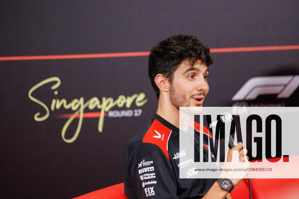Esteban Ocon of France and the TGR Haas F1 Team seen during the drivers press conference, PK, Pressekonferenz ahead of the F1 Grand Prix of Singapore at the Marina Bay Street Circuit. Formula 1, Singapore Grand Prix 2026, Media Day - 08 Oct 2026 - ZUMAs197 20261008_aaa_s197_130
