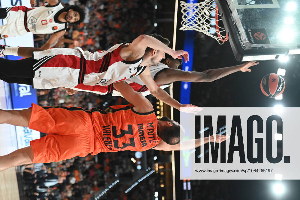ESP: Euroleague Valencia Basket v Hapoel IBI Tel Aviv Nikola Mirotic of Valencia Basket during the Euroleague match between Valencia Basket and Hapoel IBI Tel Aviv played at Roig Arena Stadium on October 8 2026 in Valencia Spain Valencia Spain Basketball