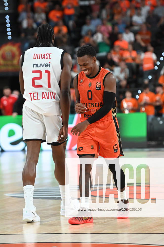 ESP: Euroleague Valencia Basket v Hapoel IBI Tel Aviv TJ Shorts of Valencia during the Euroleague match between Valencia Basket and Hapoel IBI Tel Aviv played at Roig Arena Stadium on October 8 2026 in Valencia Spain Valencia Spain Basketball