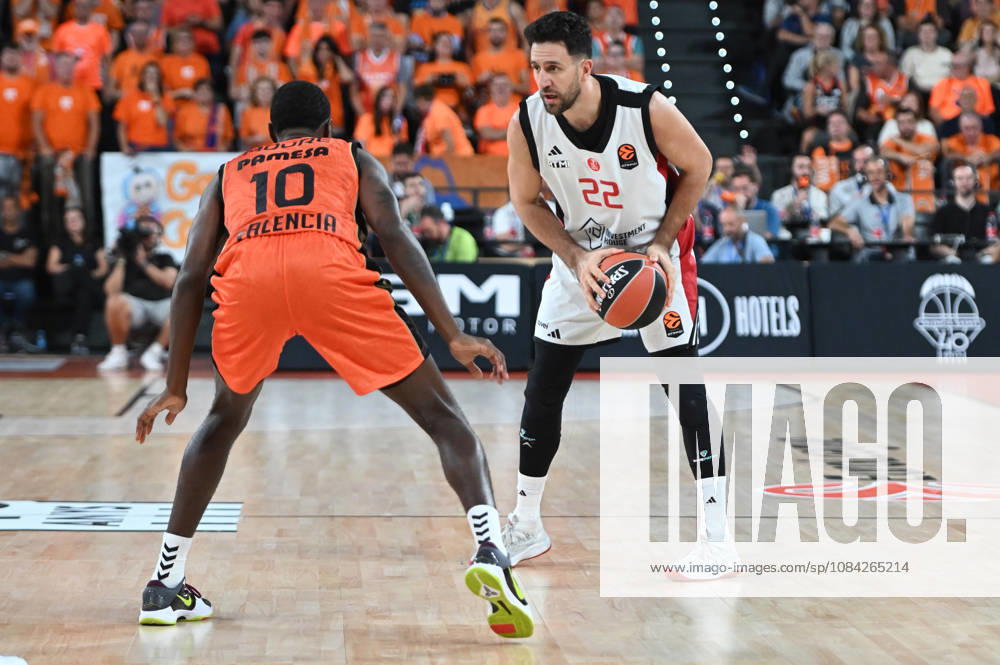 ESP: Euroleague Valencia Basket v Hapoel IBI Tel Aviv Vasilije Micic of Hapoel during the Euroleague match between Valencia Basket and Hapoel IBI Tel Aviv played at Roig Arena Stadium on October 8 2026 in Valencia Spain Valencia Spain Basketball