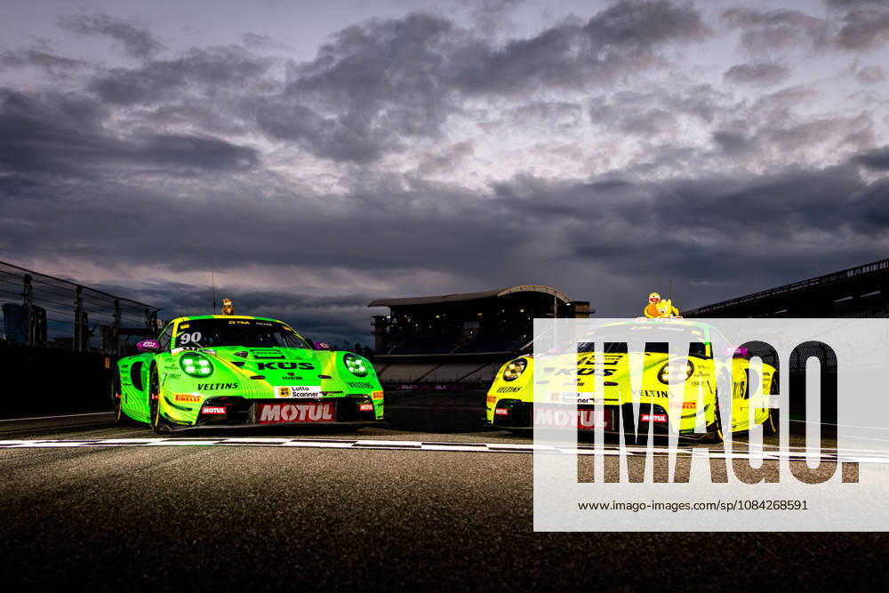DTM, 15. + 16. Rennen Hockenheim 2026 90 Porsche 911 GT3 R (992), Manthey: Ricardo Feller; 91 Porsche 911 GT3 R (992), Manthey: Thomas Preining - picture by Gruppe C Photography