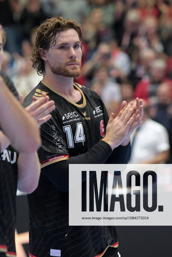 Johannes Golla (MT Melsungen 14) , GER, MT Melsungen - HBC Nantes (FRA), Handball, Champions League Maenner, Group Matches, Saison 2026 2027, 08.10.2026, GER, MT Melsungen - HBC Nantes Handball, CL Maenner, Group Match, Saison 2026 2027, 08.10.2026 Kassel