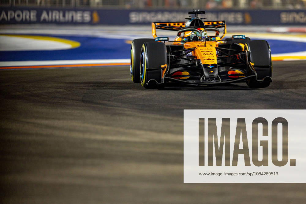 9th October 2026; Marina Bay, Singapore; Formula 1, Singapore Grand Prix, Free Practice and Sprint Qualifying Day; Oscar Piastri (81) of Australia and McLaren Mastercard F1 Team during qualifying StephenxBlackberry