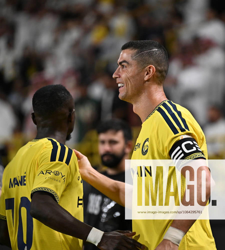 Al Nassr v Al Draih - Saudi Pro League RIYADH, SAUDI ARABIA - OCTOBER 9: Cristiano Ronaldo of Al-Nassr celebrates after scoring a goal during the Saudi Pro League (SPL) match between Al Nassr and Al Draih at the King Saud University Stadium in Riyadh, Saudi Arabia on October 9, 2026. Mohammed Saad Anadolu Riyadh Saudi Arabia. Editorial use only. Please get in touch for any other usage.