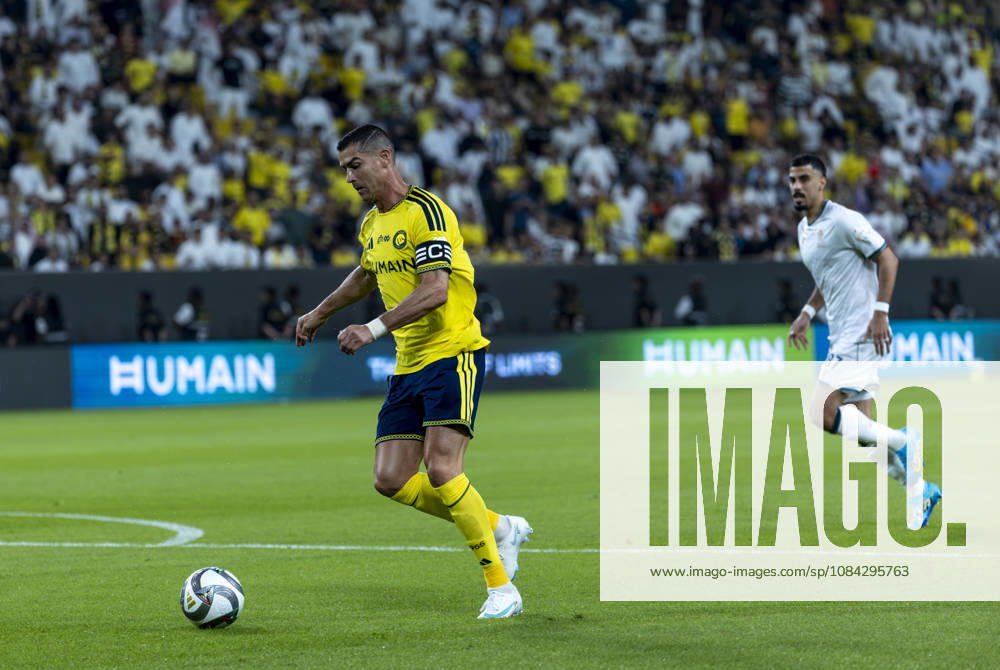 Al Nassr v Al Draih - Saudi Pro League RIYADH, SAUDI ARABIA - OCTOBER 9: Cristiano Ronaldo of Al-Nassr in action during the Saudi Pro League (SPL) match between Al Nassr and Al Draih at the King Saud University Stadium in Riyadh, Saudi Arabia on October 9, 2026. Mohammed Saad Anadolu Riyadh Saudi Arabia. Editorial use only. Please get in touch for any other usage.