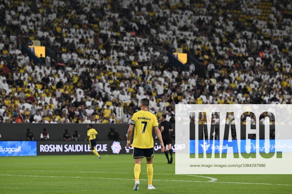 Al Nassr v Al Draih - Saudi Pro League RIYADH, SAUDI ARABIA - OCTOBER 9: Cristiano Ronaldo of Al-Nassr in action during the Saudi Pro League (SPL) match between Al Nassr and Al Draih at the King Saud University Stadium in Riyadh, Saudi Arabia on October 9, 2026. Mohammed Saad Anadolu Riyadh Saudi Arabia. Editorial use only. Please get in touch for any other usage.