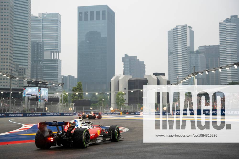 Charles Leclerc (MCO) (Scuderia Ferrari HP) during the sprint of the Formula 1 Singapore Grand Prix 2026 at the Marina Bay Street Circuit. F1 2026: (Sprint Race) Singapore Grand Prix In Singapore, Singapore - 10 Oct 2026 - ZUMAs197 20261010_aaa_s197_015