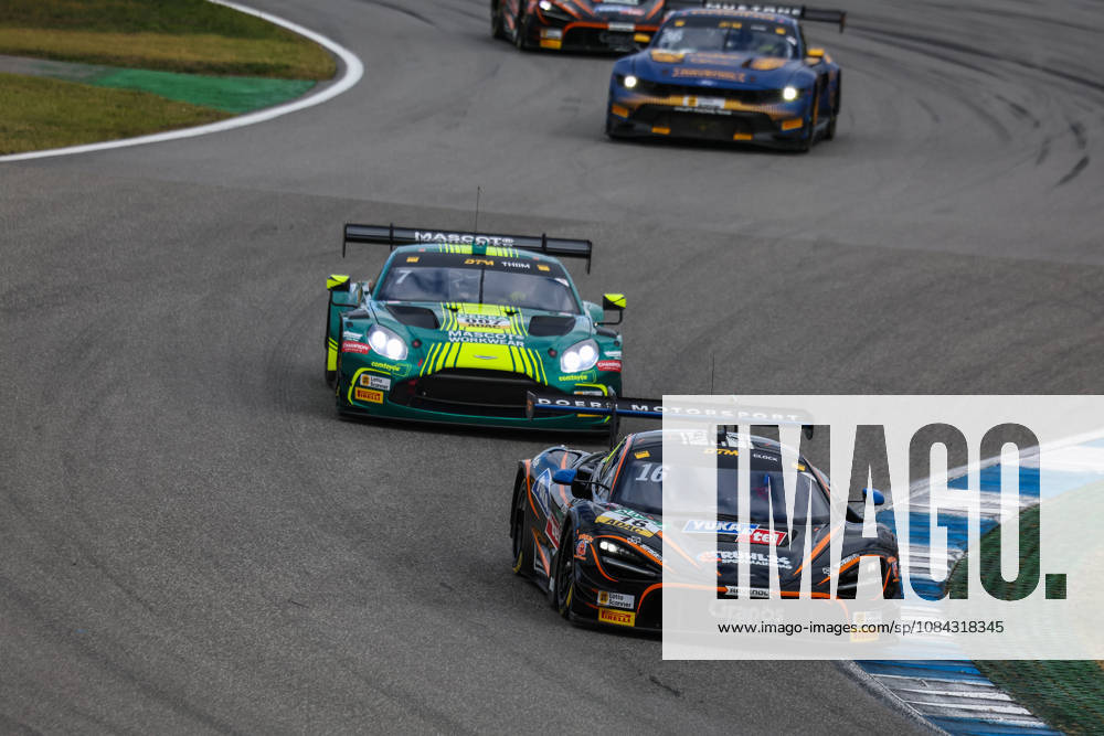DTM, 15. + 16. Rennen Hockenheim 2026 16 McLaren 720S GT3 Evo, Dörr Motorsport: Timo Glock, 7 Aston Martin Vantage AMR GT3 EVO, Comtoyou Racing: Nicki Thiim - picture by Gruppe C Photography Sachsenring Hockenheimring Baden-Württemberg Germany