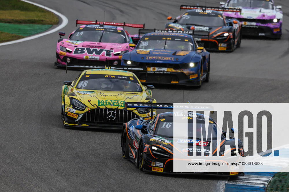 DTM, 15. + 16. Rennen Hockenheim 2026 16 McLaren 720S GT3 Evo, Dörr Motorsport: Timo Glock, 48 Mercedes-AMG GT3 EVO, Winward Racing: Jules Gounon - picture by Gruppe C Photography Sachsenring Hockenheimring Baden-Württemberg Germany
