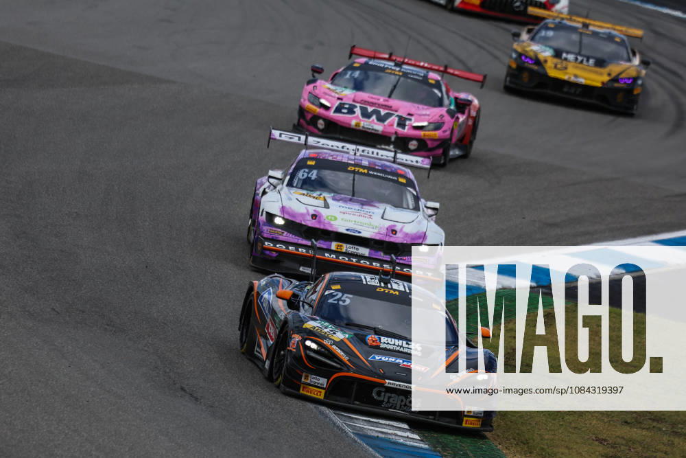 DTM, 15. + 16. Rennen Hockenheim 2026 25 McLaren 720S GT3 Evo, Dörr Motorsport: Ben Dörr, 64 Ford Mustang GT3, HRT Ford Racing: Finn Wiebelhaus - picture by Gruppe C Photography Sachsenring Hockenheimring Baden-Württemberg Germany