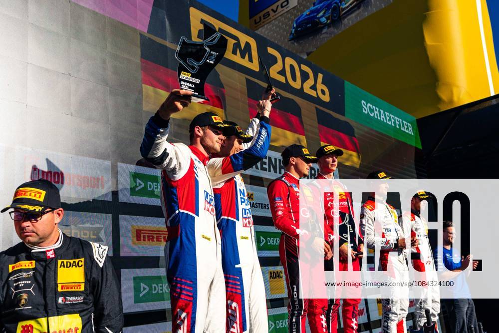 ADAC GT Masters, 11. + 12. Rennen Hockenheim 2026 63 Lamborghini Huracan GT3 EVO 2, LIQUI MOLY Team Engstler Motorsport: Finn Zulauf, Felix Hirsiger - picture by Gruppe C Photography Hockenheim Hockenheimring Baden-Württemberg Deutschland