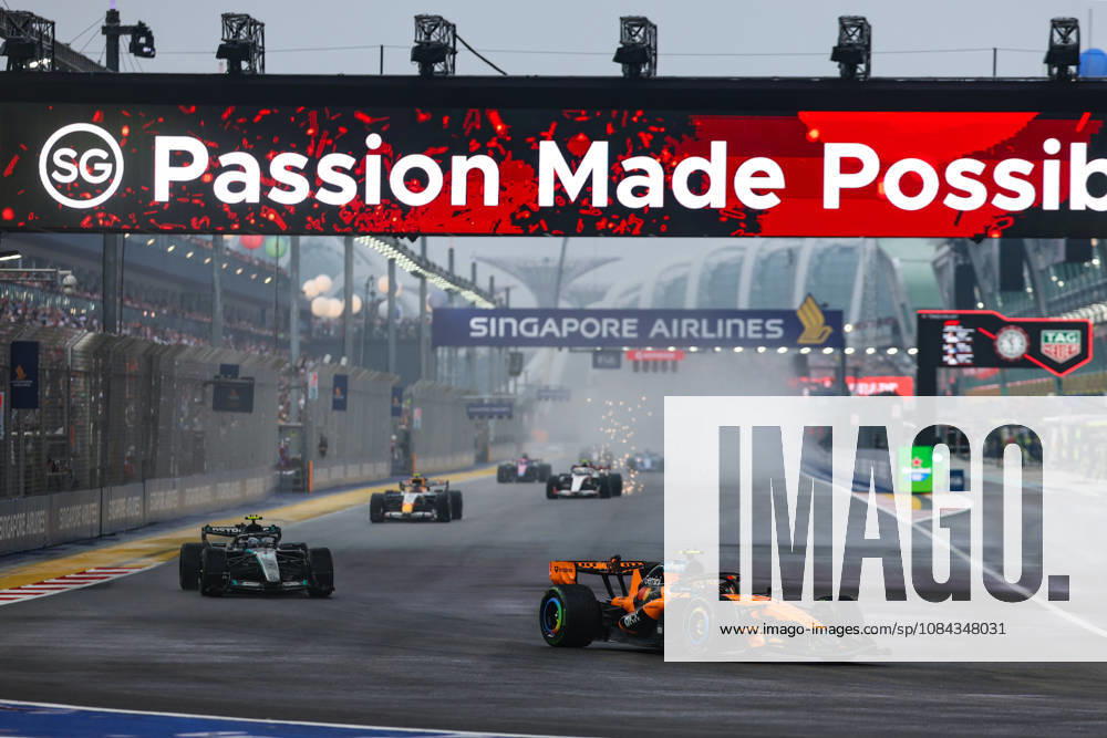 FORMULE 1 : Grand Prix de Singapour - 10 10 2026 1 Lando Norris (GBR) McLaren Mastercard F1 Team (GBR) MCL40A Mercedes, during the 2026 Formula Singapore Grand Prix, 17th round of the 2026 Formula 1 World Championship, WM, Weltmeisterschaft taking place from October 09 to 11, 2026 on the Marina Bay Street circuit, in Singapore (SGP) SINGAPORESingapore