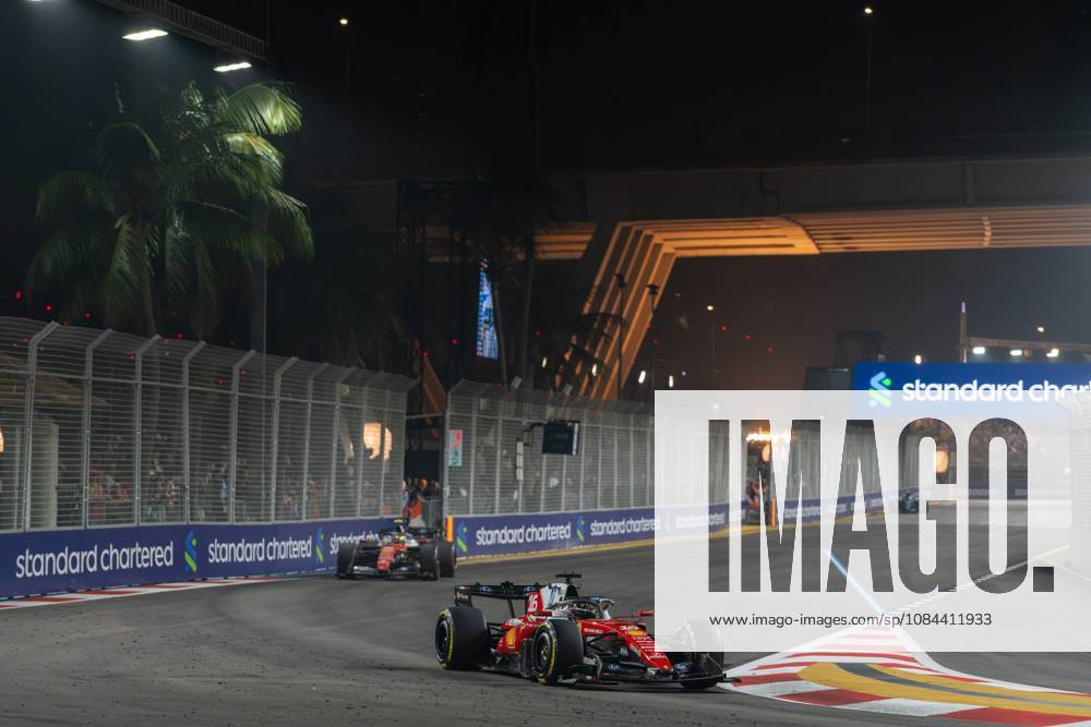 Charles Leclerc (MCO) (Scuderia Ferrari HP) during the race of the Formula 1 Singapore Grand Prix 2026 at the Marina Bay Street Circuit. F1 2026: (Race) Singapore Grand Prix In Singapore, Singapore - 11 Oct 2026 - ZUMAs197 20261011_aaa_s197_121