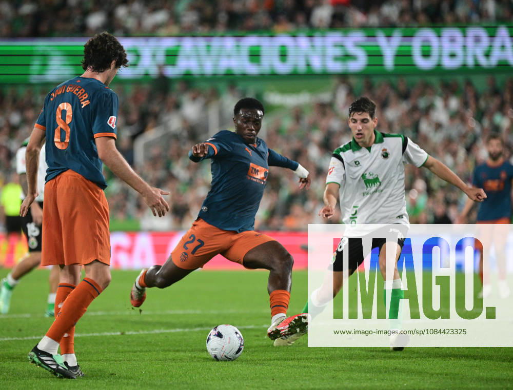 ESP: LaLiga EA Sports Racing Santander v Valencia CF David Otorbi of Valencia CF during LaLiga EA Sports between Racing Santander v Valencia CF played at Campos de de El Sardinero Stadium in Cantabria on October 11, 2026 in Spain Spain Futbol