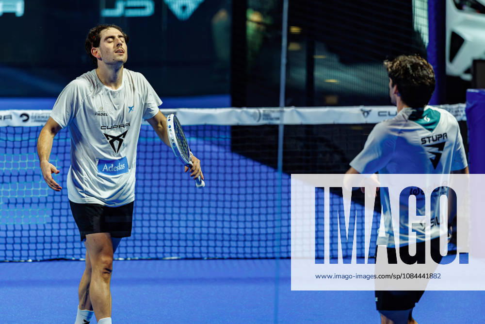DÜSSELDORF, GERMANY - 11 OCTOBER 2026: Image shows Jon Sanz (ESP) during CUPRA Germany Premier Padel P2 2026 Day 8: Finals at CASTELLO Düsseldorf on 11 10 2026 in Düsseldorf, Germany. Germany