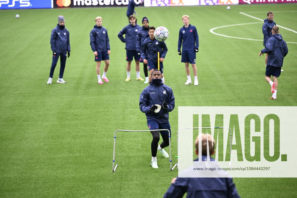 Champions League soccer, Viking vs. Bayern Munich, Stavanger, October 12, 2026. Viking’s training session at Lyse Arena in Stavanger, ahead of the Champions League match between Viking and Bayern Munich. Photo: Carina Johansen, NTB, Stavanger, Norway. . RESTRICTED USE FOR BETTING COMPANIES.